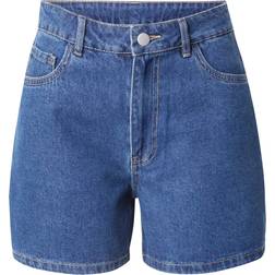 Pieces Pcabbi Mw Shorts - Medium Blue Denim