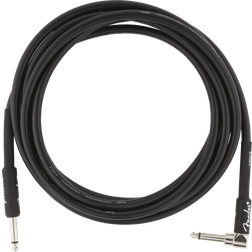 Fender 0990820025 Professional Series Straight to Right Angle Instrument Cable - 10 foot Black 9.8ft