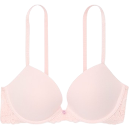 Victoria's Secret Dream Angels Smooth & Lace Push-Up Bra - Pink - Women's