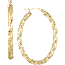Simone I. Smith Twist Hoop Earrings in 18k Gold over Sterling Silver Gold Over Silver No Size