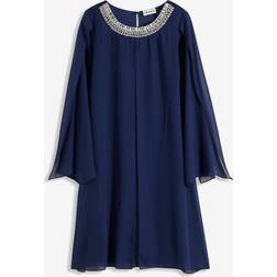 Bonprix Chiffonkleid Mit Strassstein Applikation