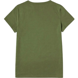 Shein Damen Sommer Rundhals Kurzarm Lässig T-Shirt Einfarbig