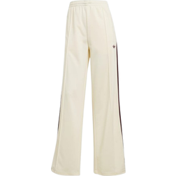 adidas Adicolor Classic Firebird Track Pants - Cream White/Maroon