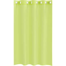 vidaXL Voile Gardiner Med Genomföringar 2 St Äppelgrön 140x140 cm 140x140cm