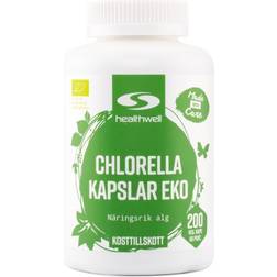 Healthwell Chlorella Kapslar EKO, 200 kaps 200 st