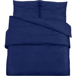 vidaXL Ensemble De 140x200 cm Microfibre Housse de couette Bleu (200x140cm)