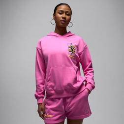 Jordan Women's Brooklyn Fleece Pullover Hoodie - Pink