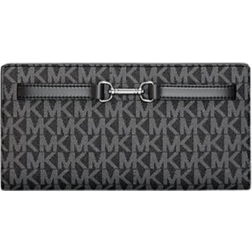 Michael Kors Carson Large Signature Logo Wallet - Black