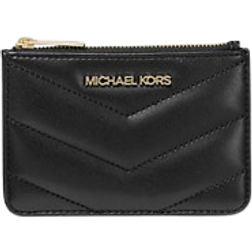 Michael Kors Jet Set Travel Small Quilted Coin Pouch - Black
