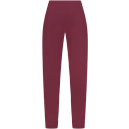 The Couture Club Couture Club Co-Ord Sculpting Stretch Emblem Leggings - Burgundy/Red