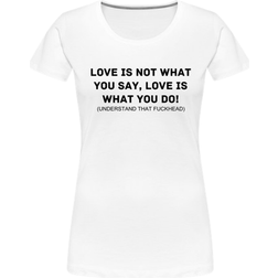 My Angry Socks Love Is What You Do Premium T-shirt Women - White