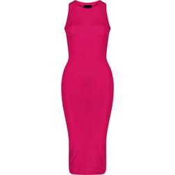 Úchè Semi Sheer Dress - Pink