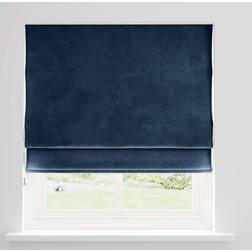 Dunelm Recycled Velour Roman Blind Ink 122x137cm