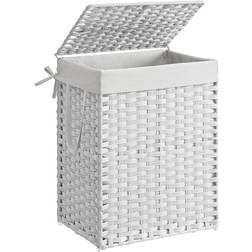 Songmics Handwoven Laundry Hamper ULCB51WT 90L