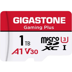 Gigastone 1TB Micro SD Card, Gaming Plus, MicroSDXC Memory Card for Nintendo-Switch, Wyze, GoPro, Dash Cam, Security Camera, 4K Video Recording, UHS-I A1 U3 V30 C10, up to 100MB/s, with Adapter