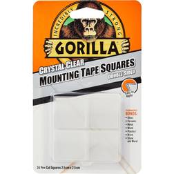 Gorilla Glue Mounting Tape Clear Squares 25x25mm