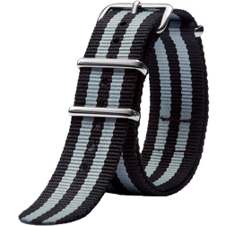 Triwa Nato Super Slim 16mm - Black Grey