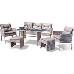 Swing & Harmony Swing&Harmonie Sydney Lounge-Set, 1 Tisch einschl. 2 Stühle & 1 Sofas