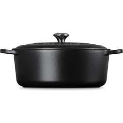 Le Creuset Signature Cast Iron Oval Oven 8 Qt Sea Salt with lid 2 gal