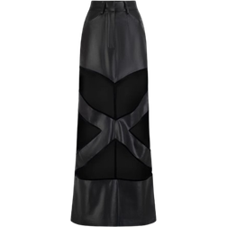 Úchè X Cut Out Maxi Skirt - Black