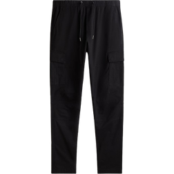 H&M Herre Cargobukse Slim Fit - Sort