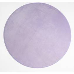OHS Supersoft Round Rug - Lilac Pink, Purple 100cm