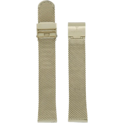 Triwa Mesh Slim 18mm Watch Strap - Light Gold