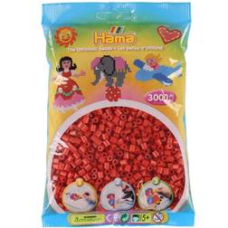 Hama Beads Midi - Rød 3000stk