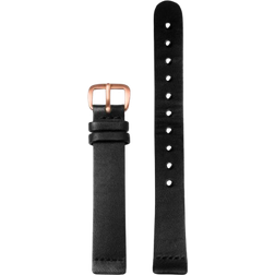 Triwa Petite Tarnsjo 14mm Watch Strap - Black/Rose