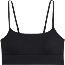 H&M Wattiertes Bralette Seamless - Schwarz
