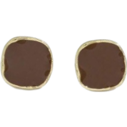 Shein 1pair Trendy Geometric Square Shape Resin Drop Earrings For Women