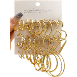 Shein 32pcs Women's Love Earrings