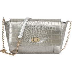 Noella Teagan Croco Bag - Silver