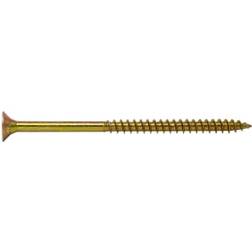 Wickes Single Thread Zinc & Yellow Screw 5 X 50mm Pack Of 200 200pcs