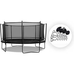 North Trampoline North Legend Studsmatta Oval 4,2 m x 2,9 m + Förankringsset