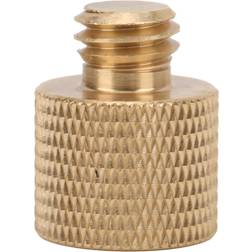 Andoer Brass Screw Adapter 3/8 Inch Male to 1/4 Inch Female Thread Reducer