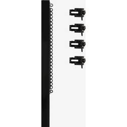 Hasta Gardinskena Konvex 250 cm Svart 250cm
