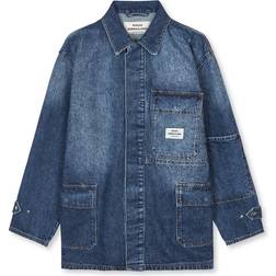 Mads Nørgaard Arizona Denim Johnny Jacket - Blue Mid Wash