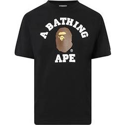 A Bathing Ape College Graphic Logo T-Shirt - Black