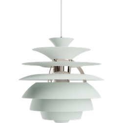 Louis Poulsen PH Snowball Taklampa Dusty Green High Lustre Chrome Plated Pendellampa ∅ 40cm