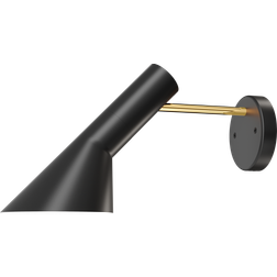 Louis Poulsen AJ Vägglampa HW Brass Black Väggarmatur