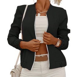 Shein Womens Lightweight Baseball Jacket