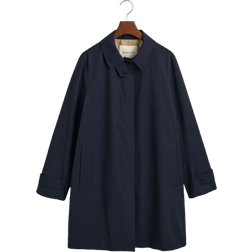 Gant Dam Car Coat - Evening Blue