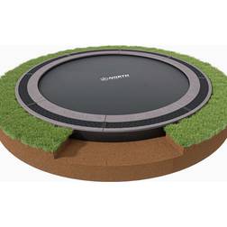 North Trampoline In Ground Round Trampoline 430cm + Safety Net