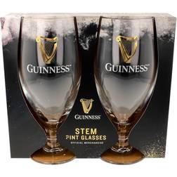 Carrollsirishgifts Guinness Pint Stem Glasögon 2-pack Ölglas 60cl 2st