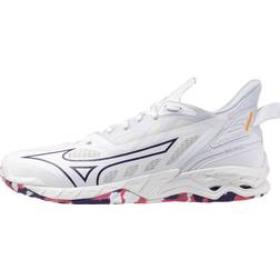 Mizuno Wave Mirage 5 W Inomhusskor - White/Violet Indigo/Camellia Rose