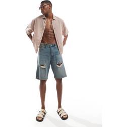 Jack & Jones Alex Baggy Denim Short Blue Wash