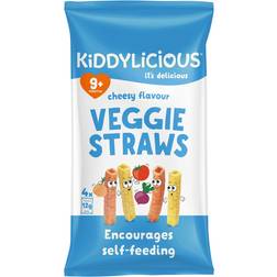 Kiddylicious Kiddylicious Toddler snacks Straws Multi Cheesy 12g 4pack