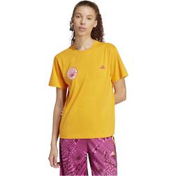 adidas Funktionsbluse x Farm Rio - Orkidee/Orange/Hummer/Hvid