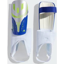 adidas Messi Match Shin Guards Junior Silver Metallic